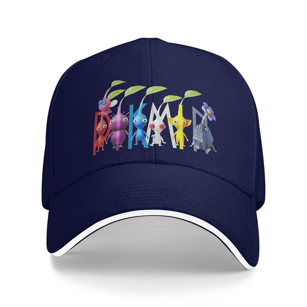 Unisexs Womens Cartoon Cute Pikmin Outdoor Hat  Sun Cap New Baseball Cap Sunscreen Hats