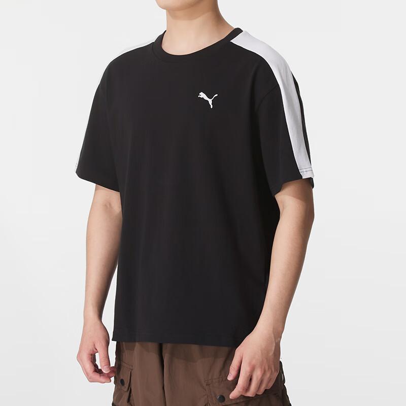 New PUMA T7 T Shirts Men's Black 634786-01