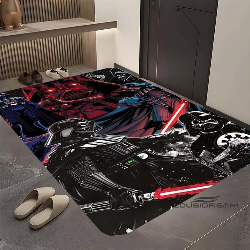 

Star Wars cartoon rug, suitable for living room, retro galaxy space starship pattern, large non-slip doormat, bathroom mat, home 160cmx200cm
