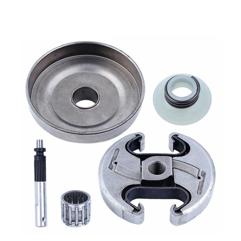 For Chain Saw Clutch Assembly for Models 340 345 350 445 450 Includes Clutch Drum Pump Pinion Pump Piston and Clutch Spring Set
