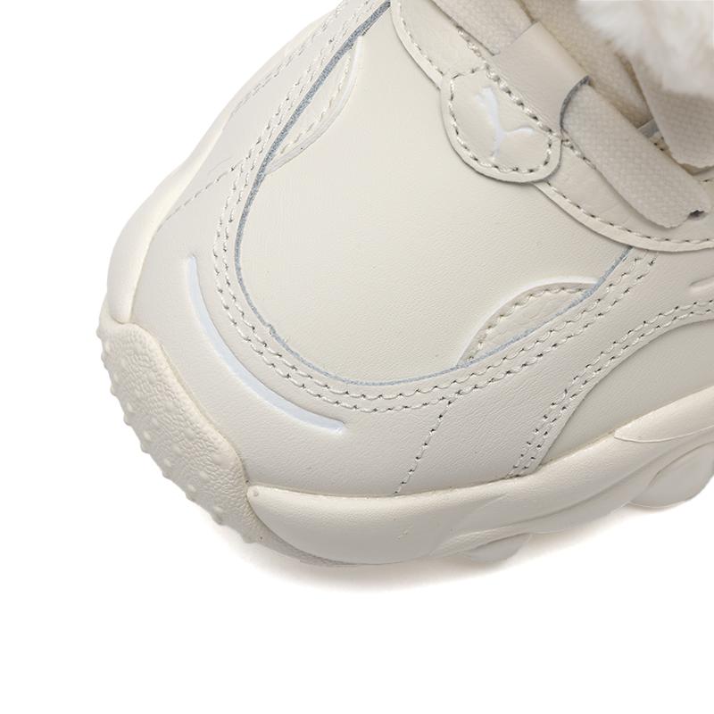 Puma Pulsar Wedge Furry - Warm White Women Sneakers Cream 400977-01