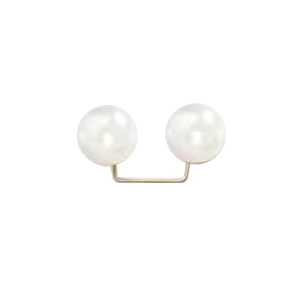 6Pcs Detachable Pearl Brooch Adjustable Retractable Button New Waist Buckle Button  Women