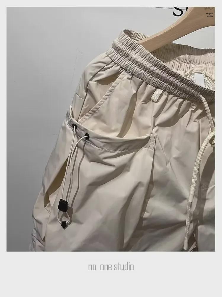 Men's Quick-Drying Casual Loose Multi-Pocket Work Shorts