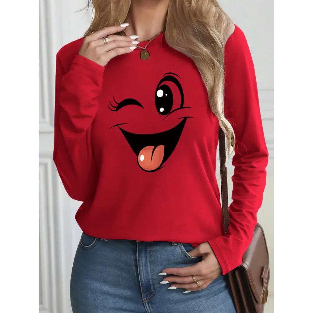 European and American women's elegant casual slanted V-neck long-sleeved solid color top