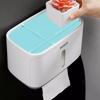 ecoco Wall-Mounted & Countertop Toilet Paper Holder with Storage