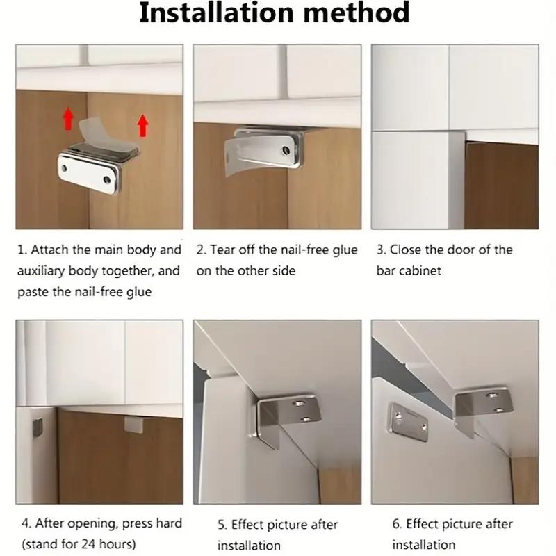 1/2/3PCS Strong Magnetic Door Stopper Cabinet Door Catches Latch Furniture Doors Magnetic