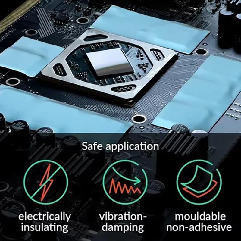 Arctic Tp-3 100X100Mm 0.5/1/1.5Mm Thickness Thermal Pad High Performance Particularly Soft Ideal Gap Filler Bridging Gaps