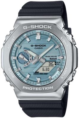 [CASIO] GBM-2100A-1A2JF Herreur Sort med Metal Dækning, Bluetooth, Tough Solar og Konstruktion af Biomasseplast