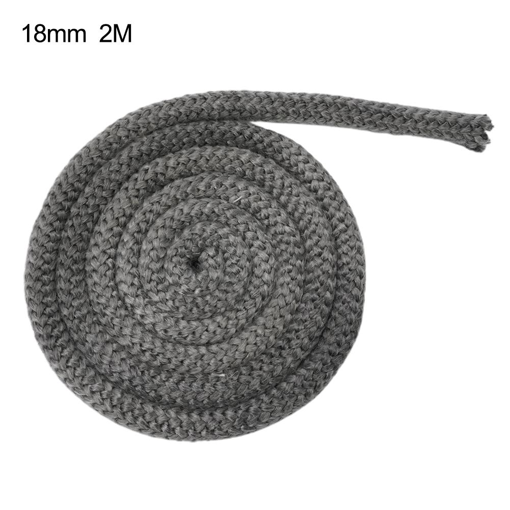 Skleněná lana těsnění dvířek kamen 1820 mm Délka 2 m pro kamna na dřevo a krbová kamna Poskytující pružnost a těsnění