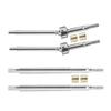 Steel Front Rear Axle Shafts 5mm Extended +2mm Thread Longer Driveshaft for 1/18 RC Crawler Car TRX4M Upgrade Parts