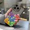 Weiche TPU-Blumen-Telefonhülle für iPhone 11 Hüllen iPhone 13 12 14 15 Pro Max X XR Xs 7 8 Plus SE 15promax Stoßfeste Funda-Abdeckungen