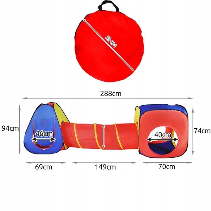 [5] IGLO TUNNEL HOUSE TENT FOR CHILDREN 3in1 GARDEN U277