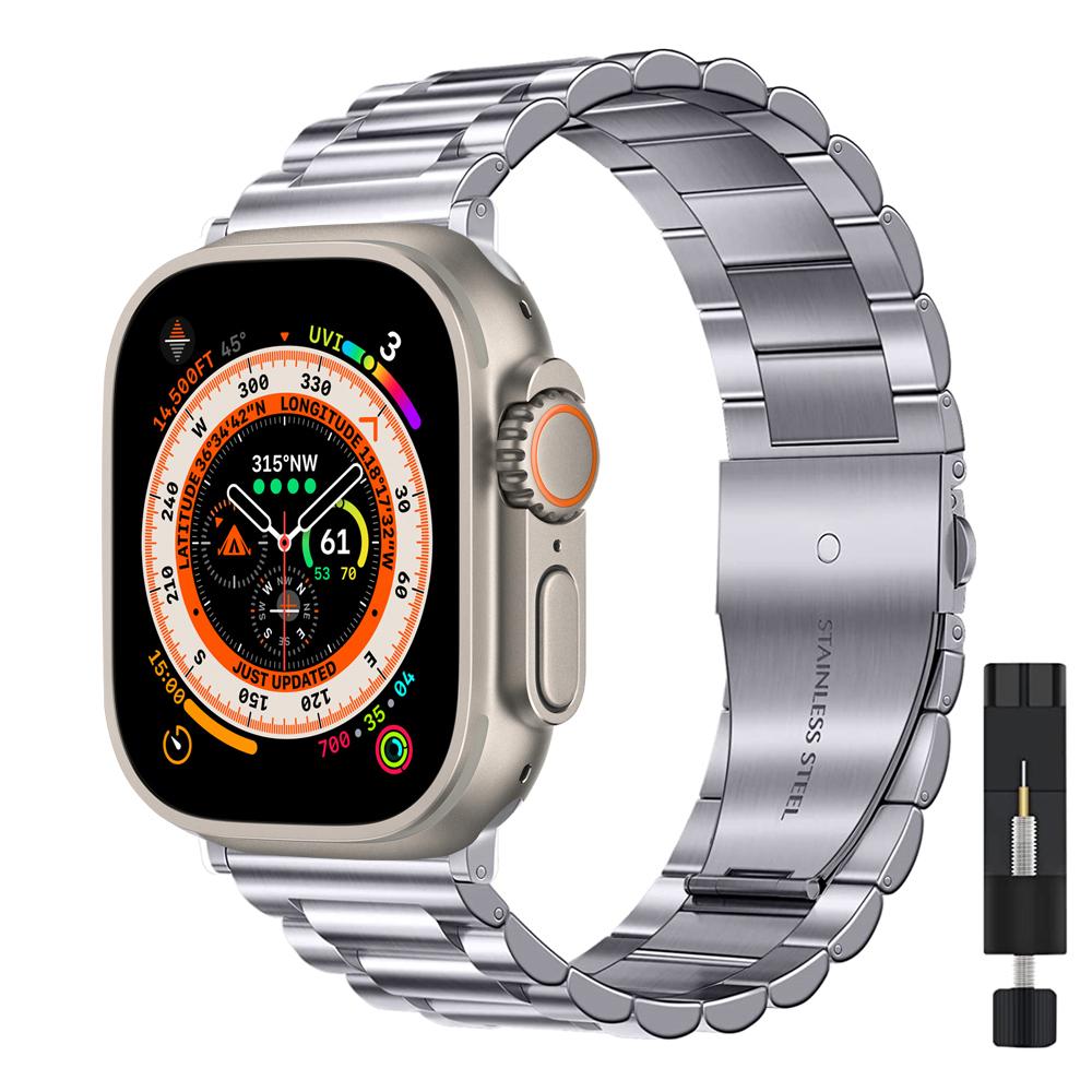 

For Apple Watch Band 11 10 7 8 45mm 41mm IWatch Ultra 49mm 6 SE 44mm 40mm Stainless Steel Strap 3 42mm Link Bracelet Accessories 42MM 44MM 44MM 49MM
