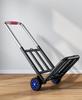 Compact Folding Hand Trolley - Portable Luggage and Cargo Cart for Home and Shopping