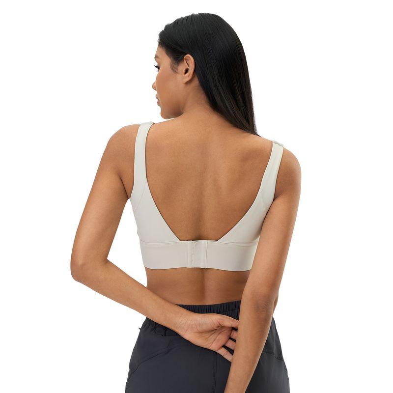 Lu Same Sports Bra Female Bubble Wrap Anti-SAG Push Up Breast Holding Semi-Fixed Cup Adjustable Yoga Intimates
