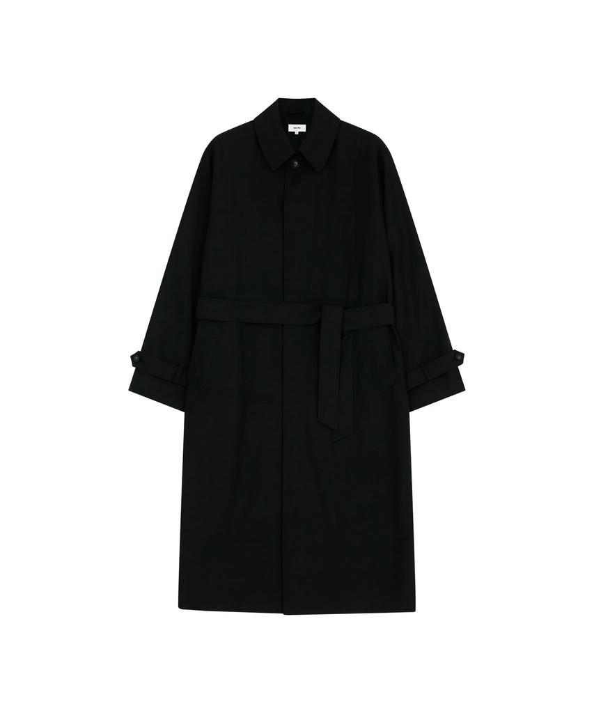 Vis A Vis Tencel Linen Coat (Black)