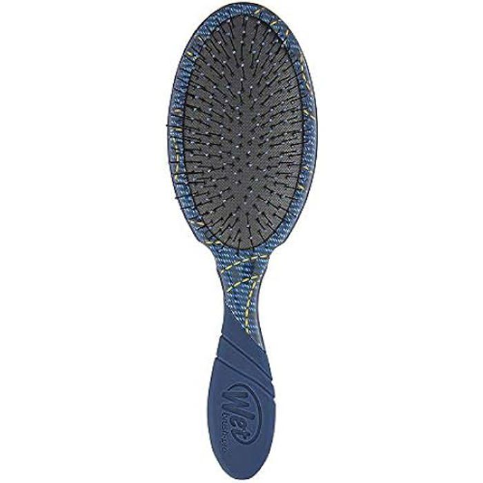 Brosse Démêlante - WET BRUSH - Free Sixty Denim - Poils Intelliflex - Poignée EasyGrip - Légère Et Ergonomique