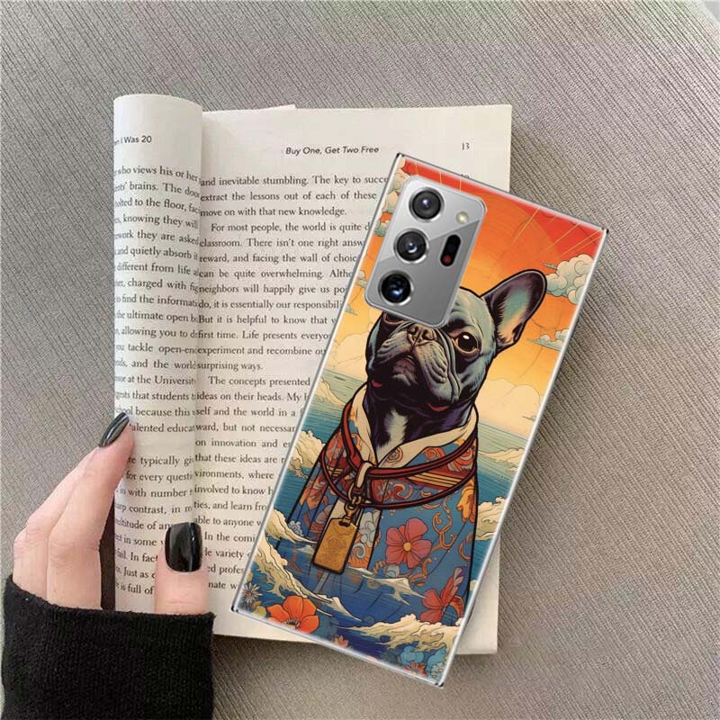 French Bulldog Dog Pug Phone Case For Samsung Galaxy S25 Edge S24 S23 FE S22 S26 Ultra S21 S20 S10 Plus Capa Soft