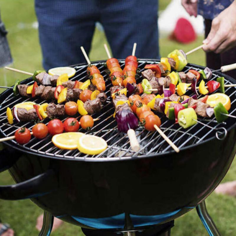 Round Stainless Steel BBQ Grill Grate Grid Wire Mesh Rack Replacement Cooking Net for Charcoal Gas Grill Outdoor Barbecue Use