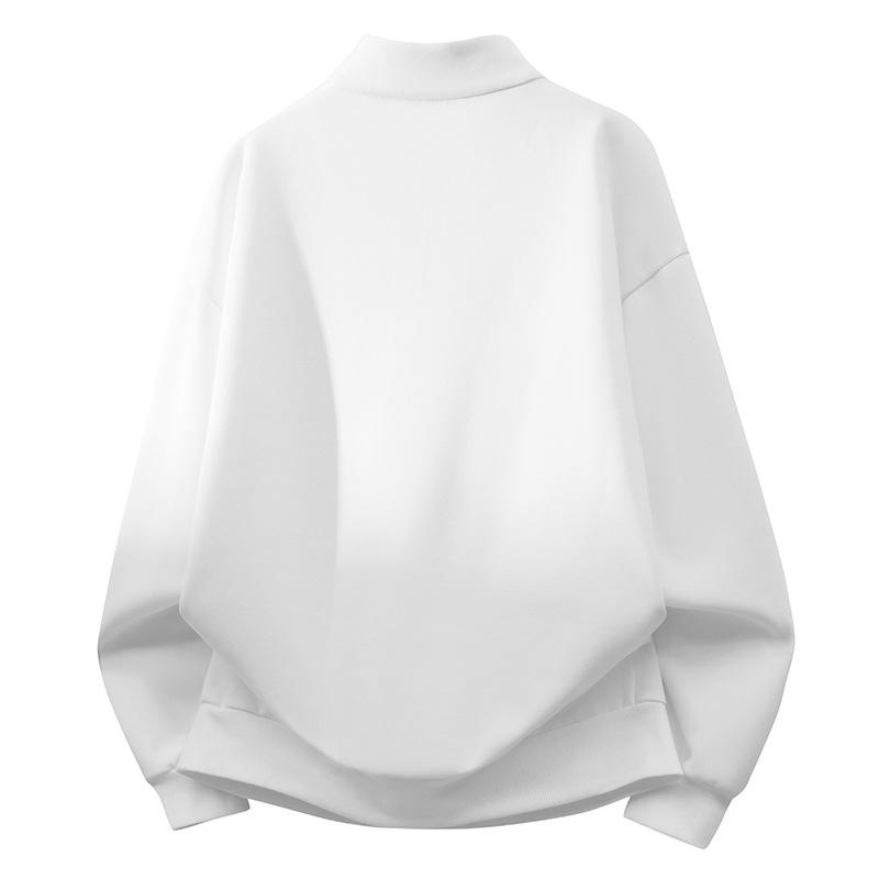 Half Zipper Stand-up Neck Sweater Men's New Spring, Autumn and Winter Outer Wear with Long Sleeves