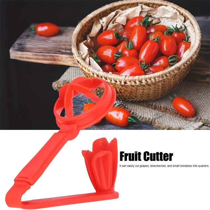 3pcs Fruit Cutter Set , Mini Tomato, Grape, Strawberry , Blueberry Slicer , Durable Plastic, Manual Kitchen Gadget for Effortless Fruit Prep