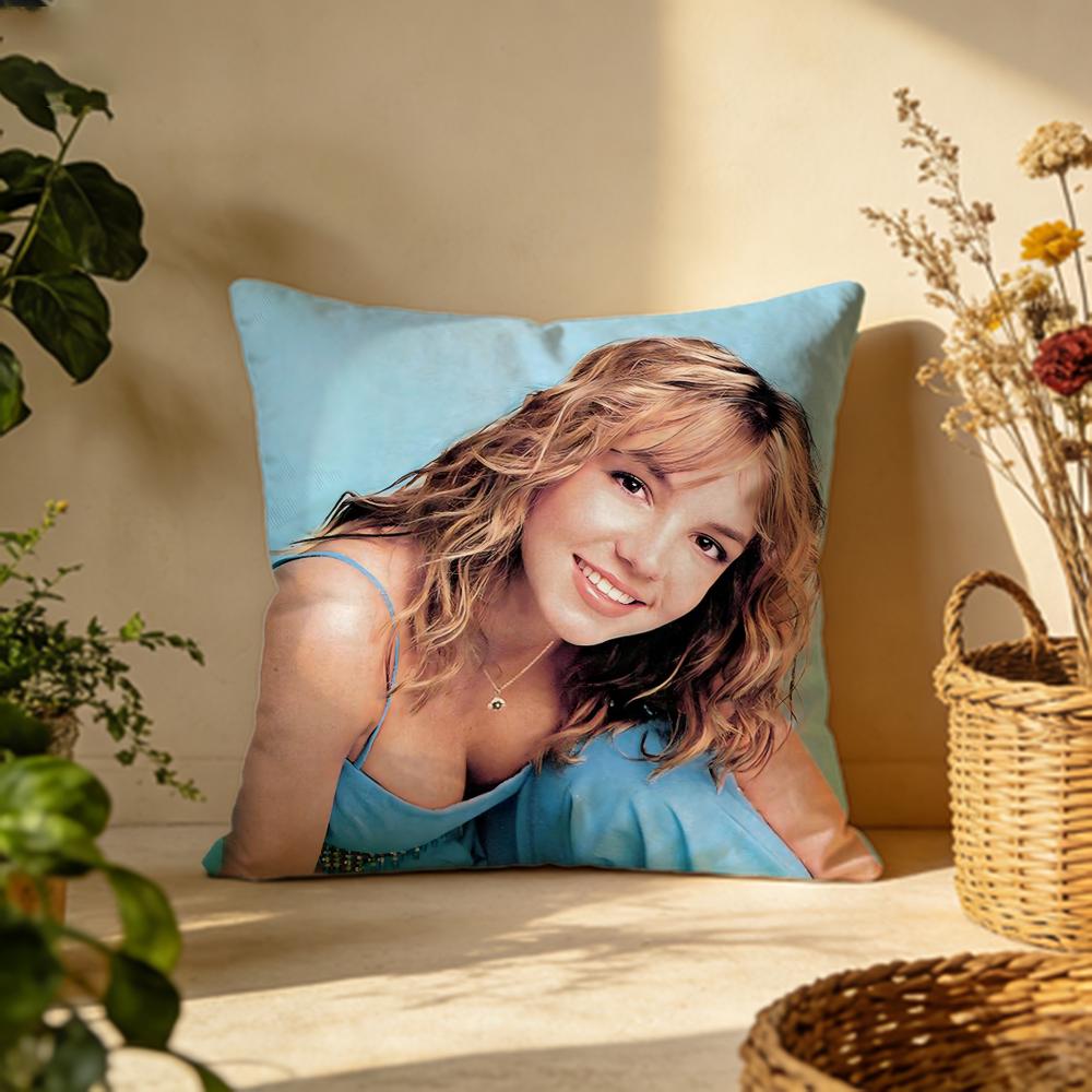 Popular BBritney Spearser Cushion Cover Versatile DoubleSided Pillow Case Fit for Sofa Bed Car Daily Decor
