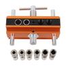Self Centering Dowel Jig Kit Self Centering Dowel Jig with 1 4 5 16 3 8 Inch Drill Guide Bushings for Woodworking