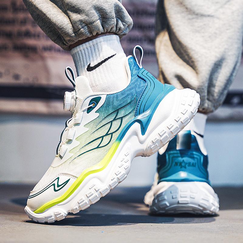 2024 New Men Summer Running Shoes Fashion High Quality Buckle Casual Sneakers Comfortable Breathable Outdoor Training Shoes