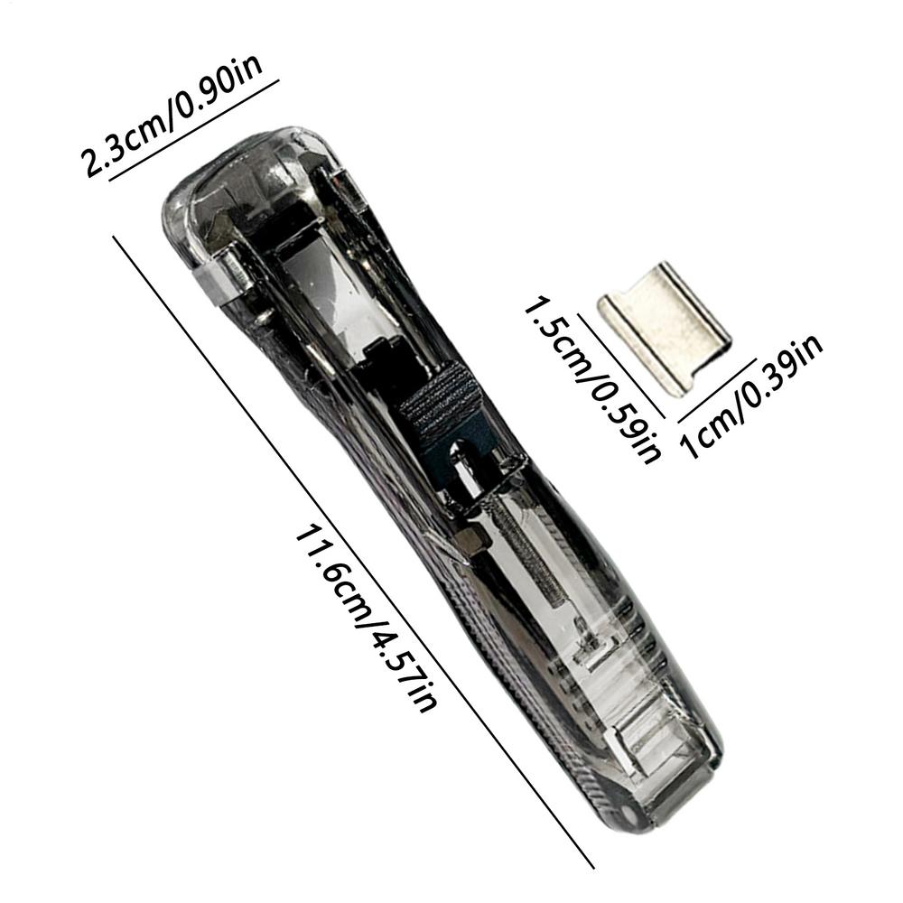 Clip Stapler Reusable Push Clamp Book Binding Machine Office Accessories For Paper Documents File Stapler School Supplies