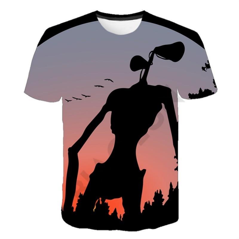 Letní pánské ležérní tričko s krátkým rukávem s 3D potiskem z animovaného kresleného seriálu