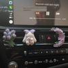 Tulip Car Air Freshener Bunny Ornament Car Vent Decoration Perfume Diffuser Stone Car Interior Fragrance