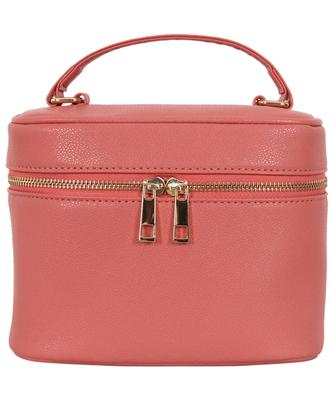 Kobe Lettuce Vanity Bag [B1471] Free Size Pink