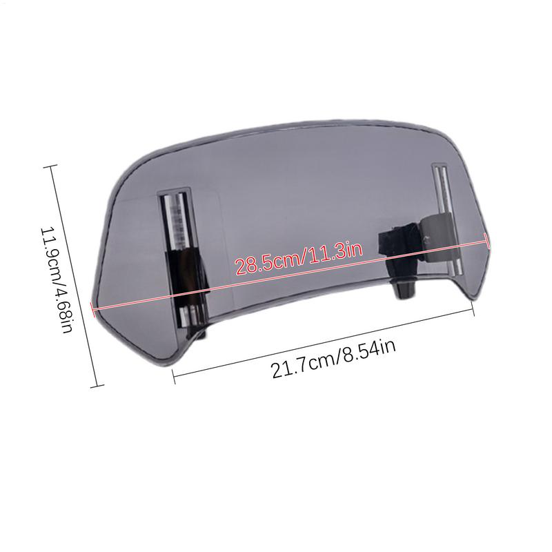 Extensie Universală Parbriz Motocicletă Spoiler Reglabil cu Cleme Deflector Parbriz pentru Motocicletă Motocicletă Motorcross