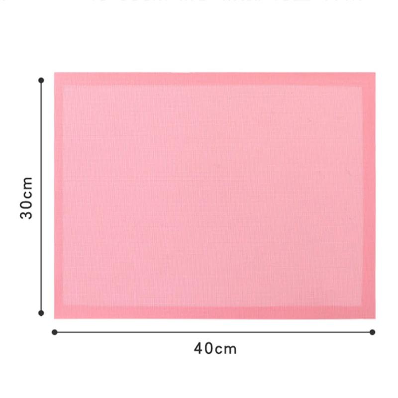 Silicone Baking Mat Non-Stick Silicone Kneading Pads Reuseable Oven Liner For Pastry Cookie Bread Biscuits