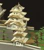 Doyusha Deluxe Gold Osaka Castle Plastic Model Molded in Color 1/350 DG-2