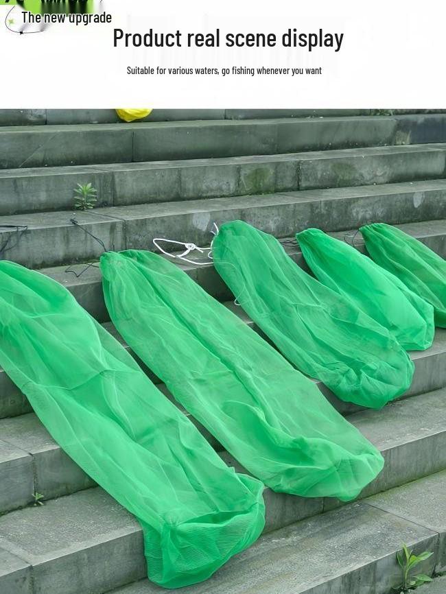 Нейлоновая рыболовная сетка с завязкой и мелкой ячейкой для защиты и упаковки 40x40cm Thick Bag 619₽