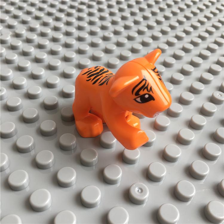 Gegele Lego-Compatible Building Blocks: Large Particles & Small Animal Accessories - Ocean, Zoo, Dinosaur Educational Toys