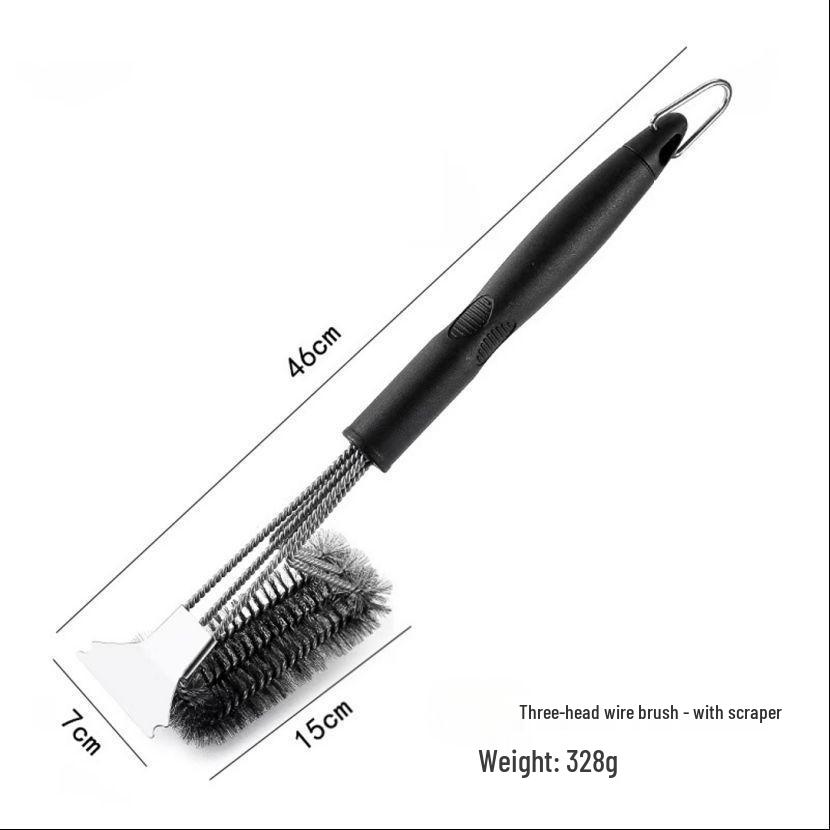 Stainless Steel BBQ Grill Cleaning Brush