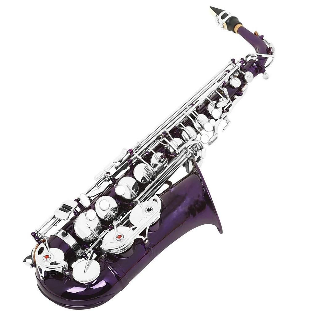 Beginner E-flat Alto Saxophone with Colored Lacquer Finish - Ideal for Exams and Professional Performance