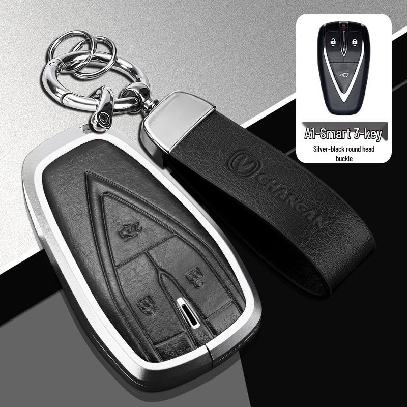 Changan Car Key Cover for Third Gen CS75 Plus, Yidong Plus, CS55, and CS35 Plus