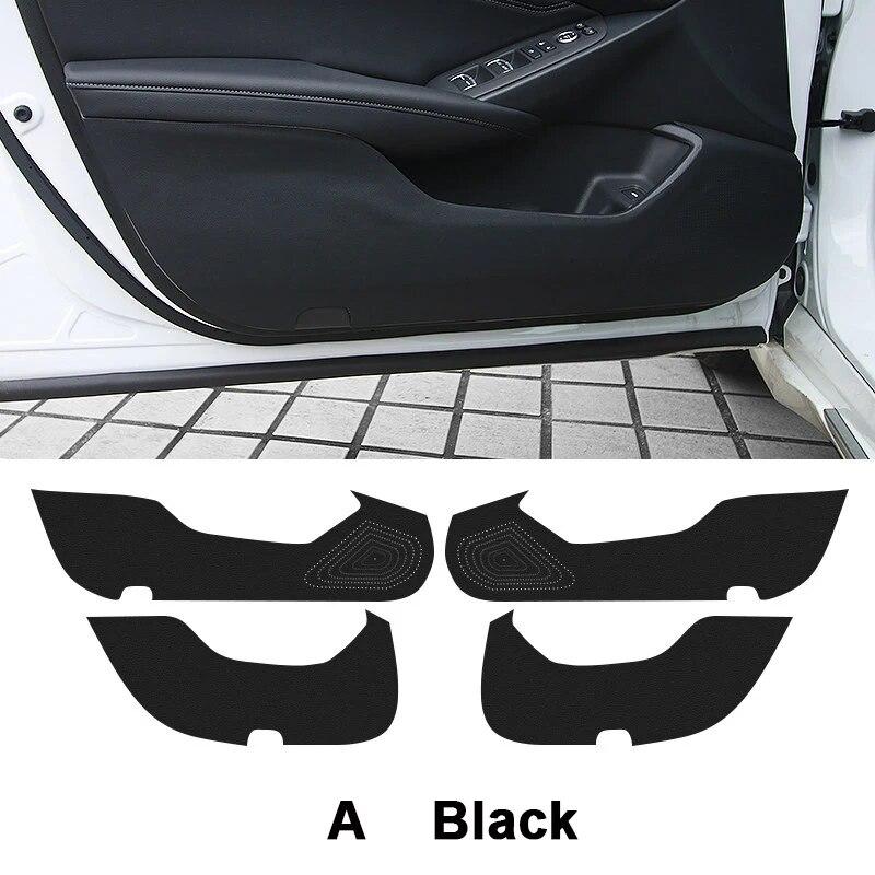 For Honda Accord X 10th 2018    2022 Anti Kick Pad Car Door Protector Trim Film Shell Leather Accessories