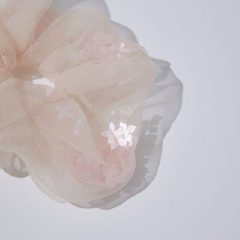 Favorite Noun Fairy scrunchies_Pink