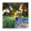 4pcs Solar Garden Lights Solar Swaying Light, Sway By Wind, Solar Outdoor Lights, 6led For Yard Patio Decor Colo Light