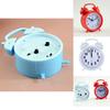 Retro Loud Alarm Clock With Double Bell Design And Silent Pointer For Sleepers