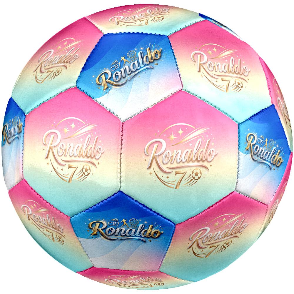Ronaldo's: Legend Game Size 5 Soccer Ball Machine-Stitched Indoor/Outdoor Training and Matches Surprise Collection Gift