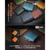 ObiOri Wallet Mens Pueblo Leather Genuine Made Japan Compact Small Mini Large Capacity Tri-Fold Box-Shaped Coin Purse Box Type Left-Handed Gift