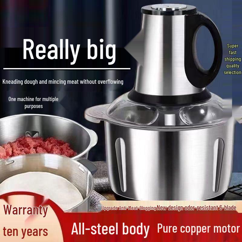 Multifunctional Pure Copper Electric Meat Grinder & Food Processor