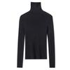 Women's Machine Washable Seamless New Zealand Wool High Neck Sweater - 100% Pure Wool Knitwear Base Layer Top