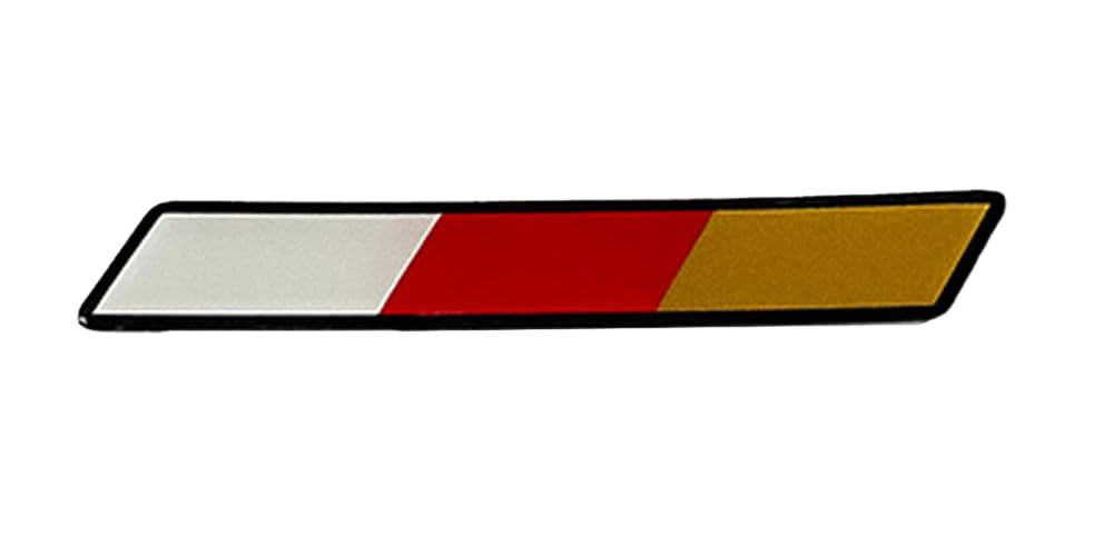 

Mugen 90000-YZ8-302B Трехцветная эпоксидная эмблема 15 (length) mm x чёрный