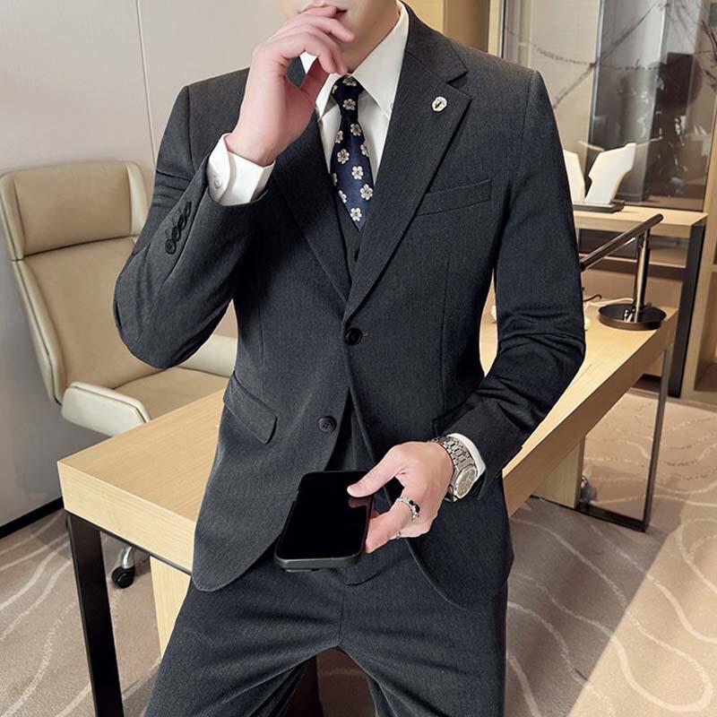 Men's Two-Button Suit Set